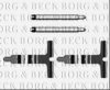 BORG & BECK BBK1444 Accessory Kit, disc brake pads